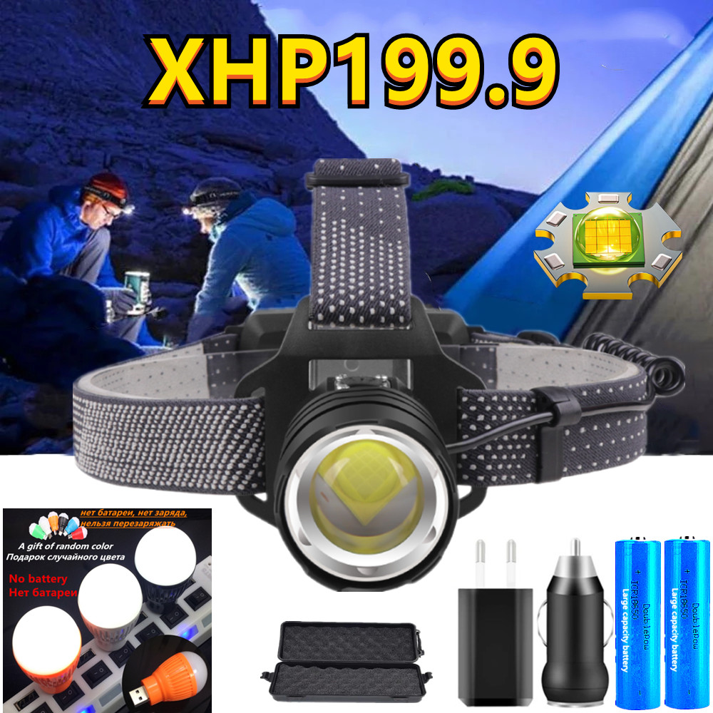 2022 XHP199 Powerful Headlamp XHP90 High Power Led ..